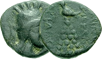 предположительно монета Артавазда III