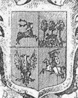 герб на польском документе 1859 г