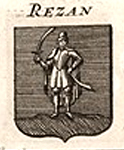 герб из карты владений императора московии 1714