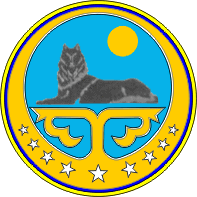 герб республики; реконструкция по фотографии выполнена В.Ломанцовым