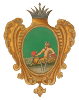 герб Великого Устюга из знаменного гербовника 1730