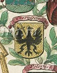 герб из карты москвы 1714