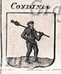 герб из карты владений императора московии 1714
